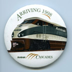 Amtrak Cascades button.