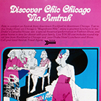 "Discover Chic Chicago" poster, 1970s.