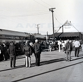 Train at the Brunswick, Md. station, 1970s.