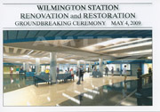 Wilmington Station Renovation Commemorative Postcard.
