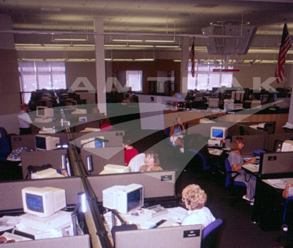 1990s Call Center.