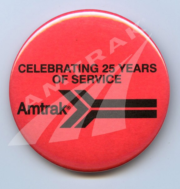 25 Years of Service button.