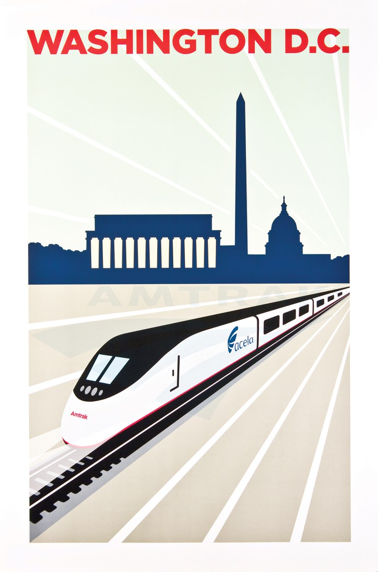 "Washington D.C." poster, 2000s.