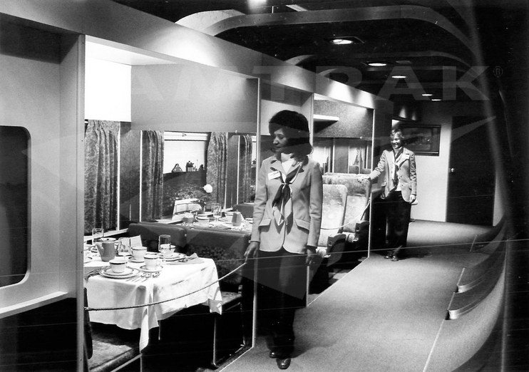 Amtrak display at Expo '74, 1974.