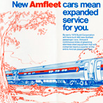 Amfleet brochure, 1975.