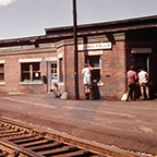 Amtrak Bellows Falls, Vt., station, 1970s.