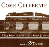<i>Amtrak Cascades</i> commemorative ticket, 2006.