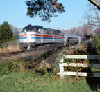 Amtrak E8 locomotive No. 284, mid-1970s.