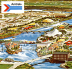 Amtrak Expo '74 postcard, 1974.