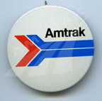 Amtrak logo button.