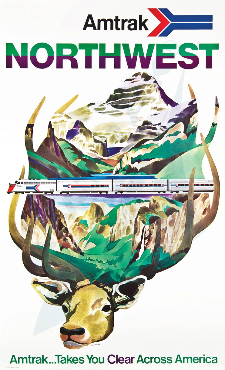 Amtrak Northwest poster.