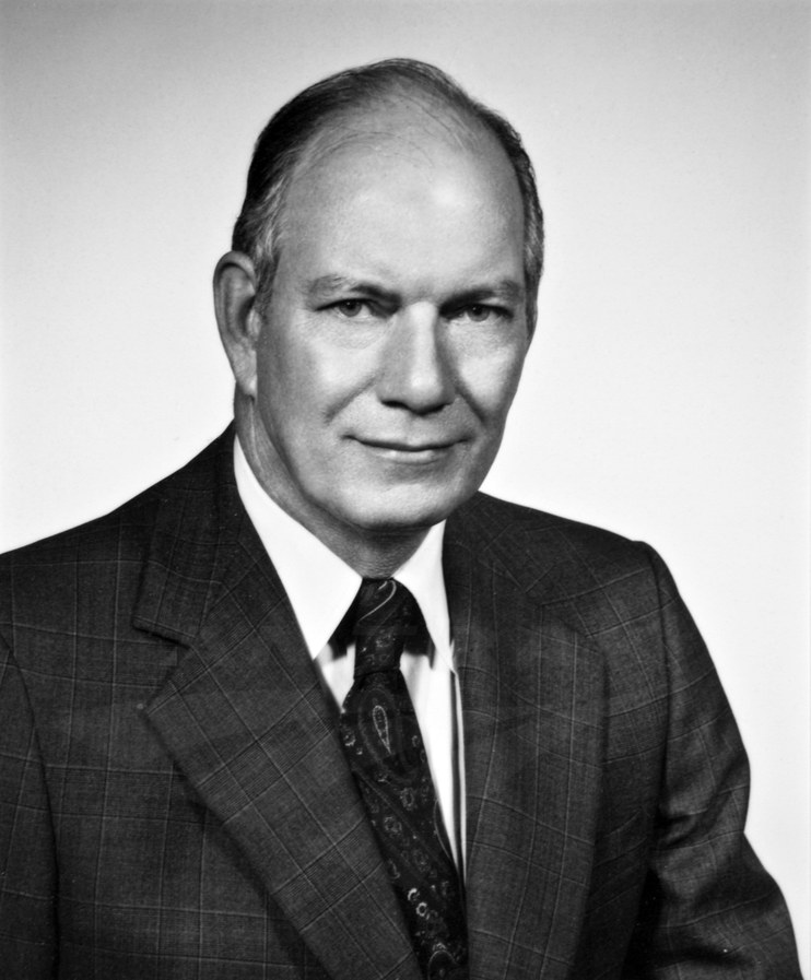 Amtrak President Alan S. Boyd, 1970s.