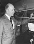 Amtrak President and CEO Alan S. Boyd, late 1970s.