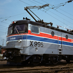 Amtrak No. X995 test locomotive, late 1970s.