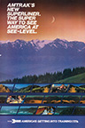 "Amtrak's New Superliner" poster, 1980s.
