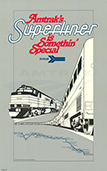 "Amtrak's Superliner is Somethin' Special" poster, 1980s.