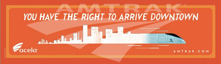 "The Right to Arrive Downtown" advertisement.