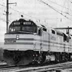 First <i>Broadway Limited</i> with head-end power equipment, 1980.