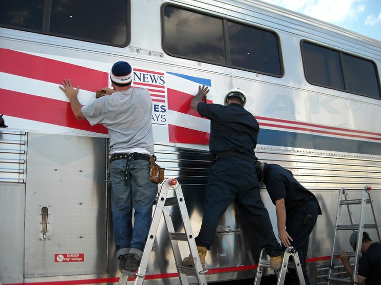 "Good Morning America" Train, 2008.