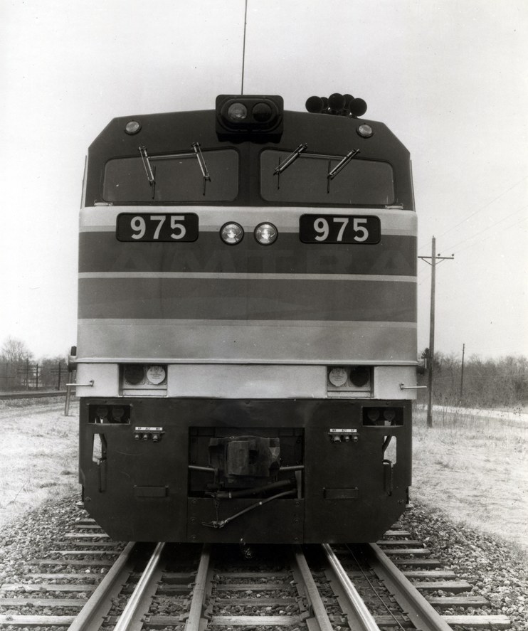 E-60CP locomotive No. 975, late 1970s.