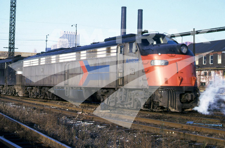 Engine No. 4316 with new paint scheme. — Amtrak: History of America's  Railroad