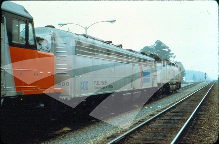 Fuel tender No. 400, late 1970s.
