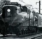 GG-1 locomotive No. 4935 leading the <i>Murray Hill</i>, 1977.