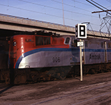 GG-1 No. 906 at the Army-Navy Game, 1975.