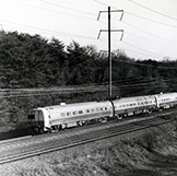 <i>Metroliner Service</i> train on the Northeast Corridor, 1970s.
