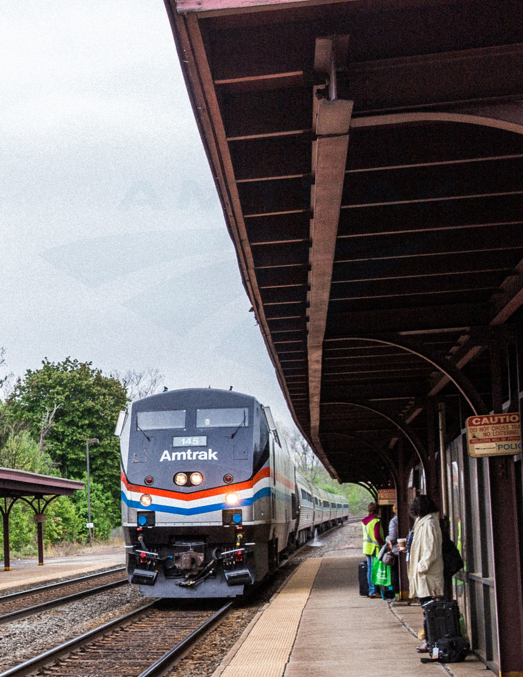 Pennsylvanian pulling into Greensburg, 2016. — Amtrak: History of