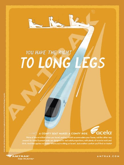 "The Right to Long Legs" advertisement.