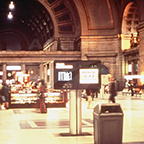 Main Hall of Washington Union Station, 1970s.