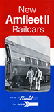 "New Amfleet II Railcars" brochure, 1980s.