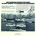 "New Metropark Station Gives Jersey Its Own 'Gateway'" advertisement, 1972.