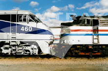 Old and New Locomotives.