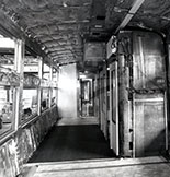 Prototype Viewliner Sleeping car during assembly, 1986.