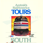 "RailAmerica Tours" poster, 1981.