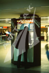 Self Serve Ticketing kiosk, late 1980s.