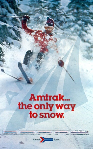 "The Only Way to Snow" poster, 1980s.