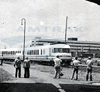 Turboliner at Detroit Amtrak Family Days, 1980.