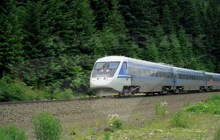X2000 in the Cascade Range, 1993.