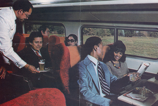 Early Amclub interior, late 1970s.