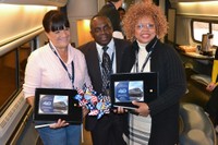 Jera Slaughter and Candy Bucyk recognized for 40 years of service
