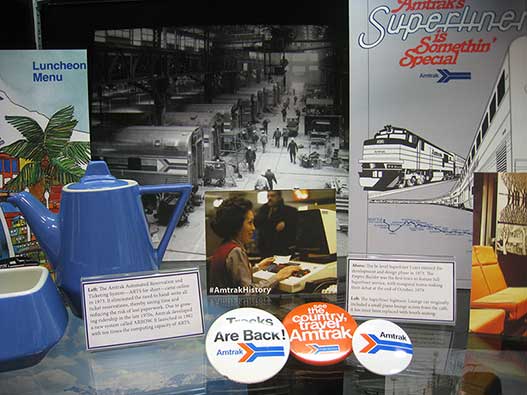 Amtrak History at Museum of Transportation