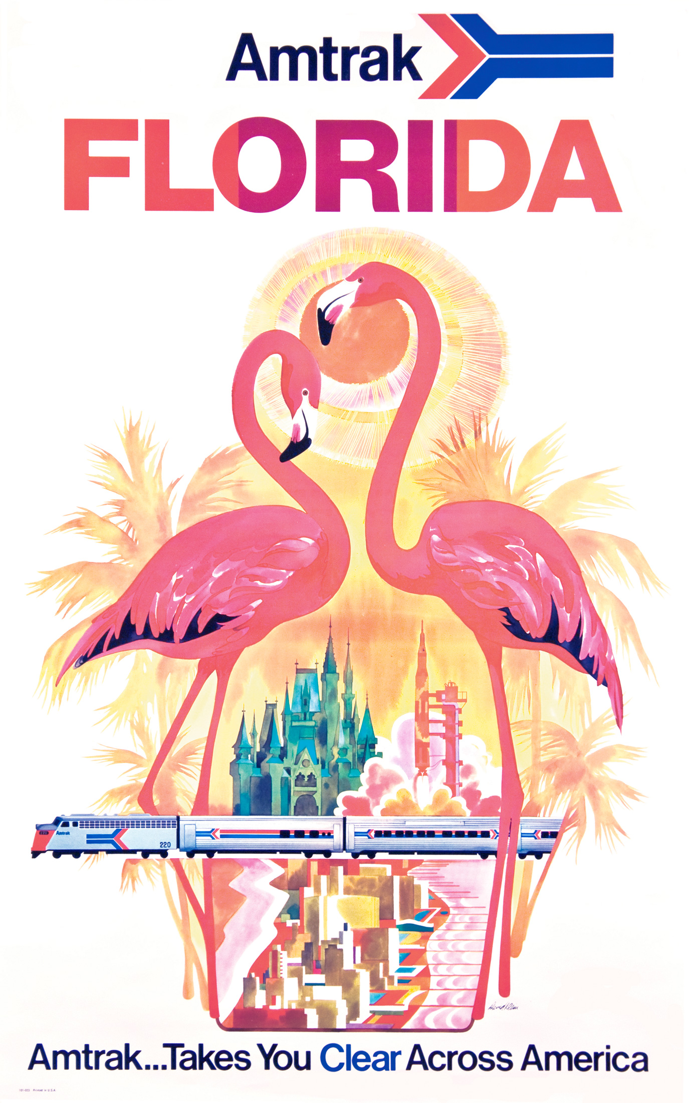 Amtrak Florida poster