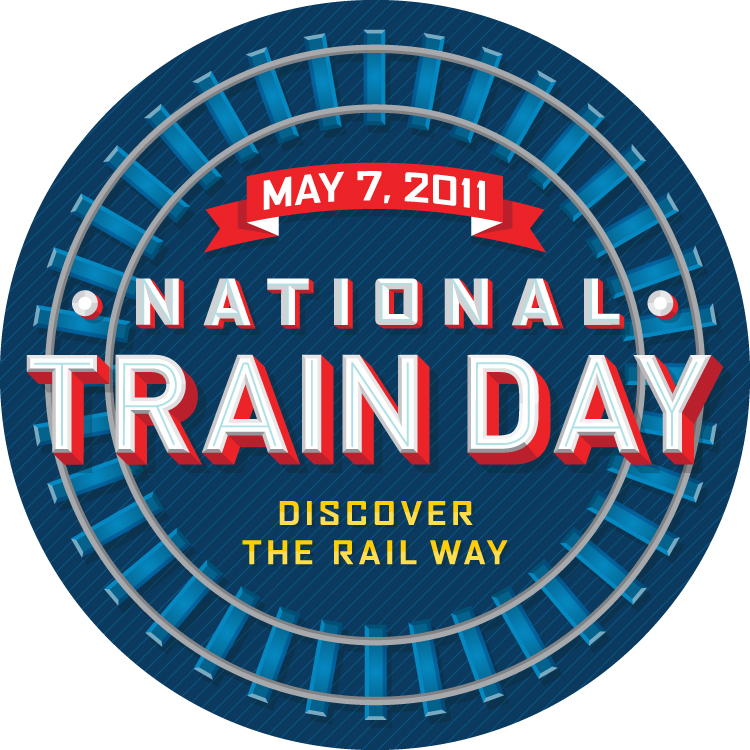 National Train Day Logo - Small