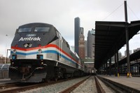Exhibit Train arrives in Seattle